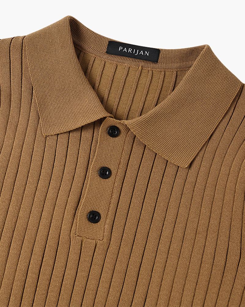 LANGFORD Knitted Polo Shirt