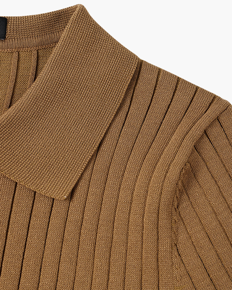 LANGFORD Knitted Polo Shirt
