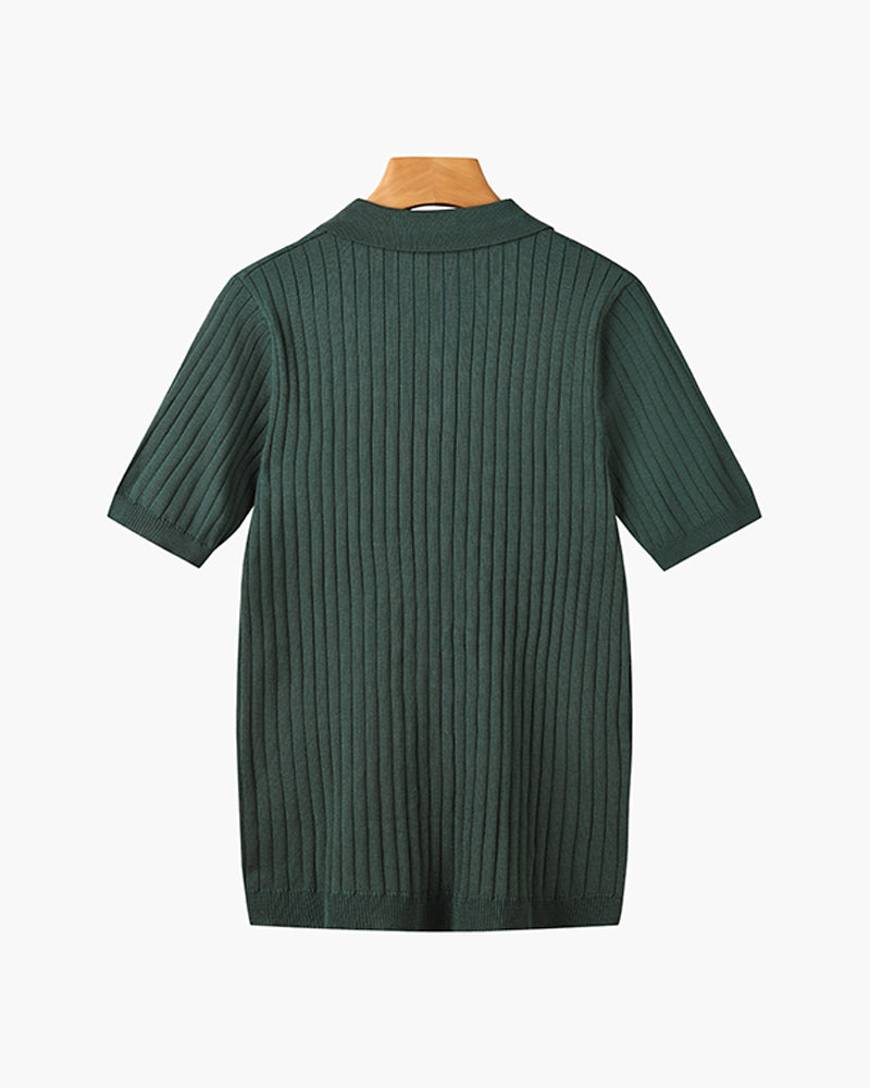 LANGFORD Knitted Polo Shirt