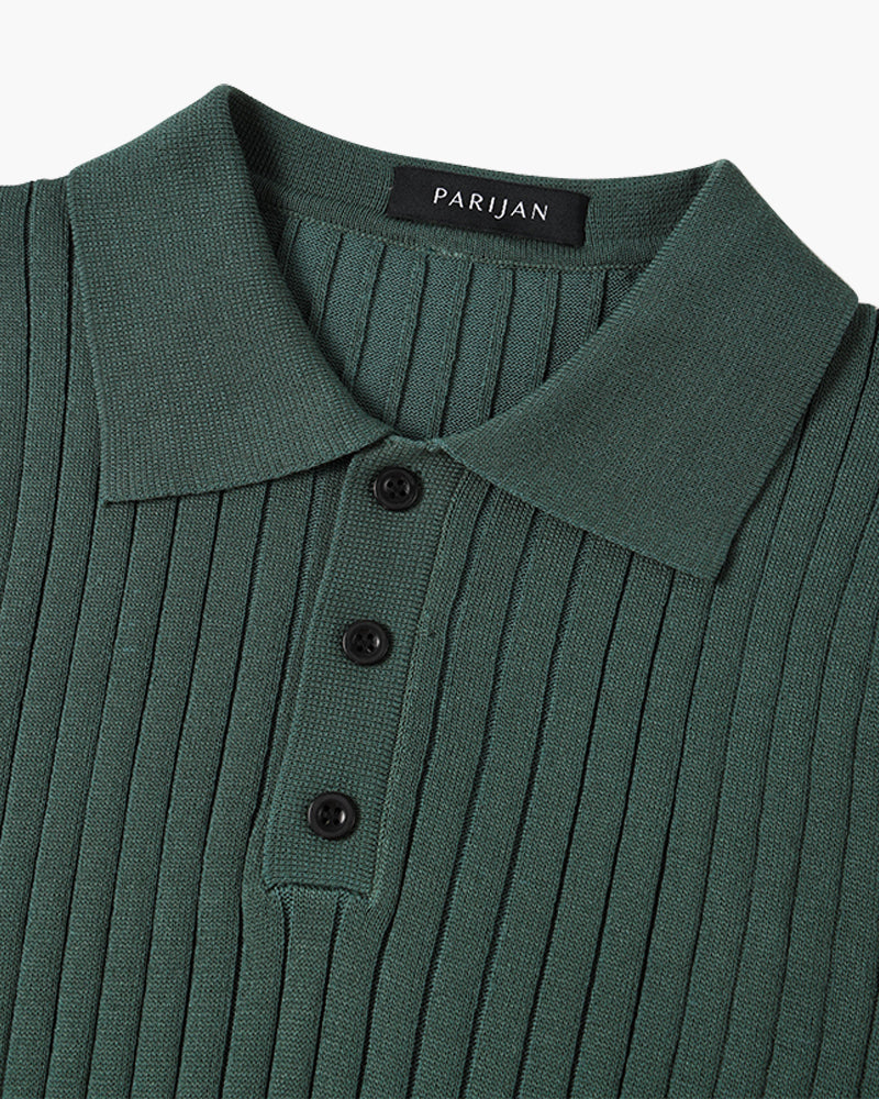 LANGFORD Knitted Polo Shirt