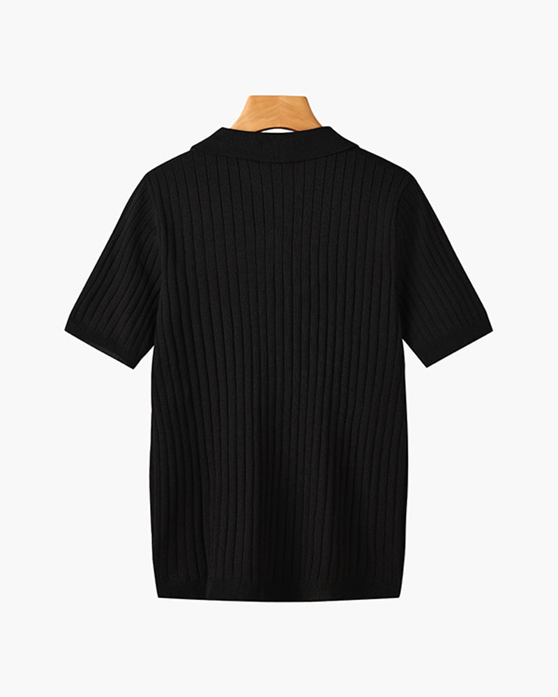 LANGFORD Knitted Polo Shirt
