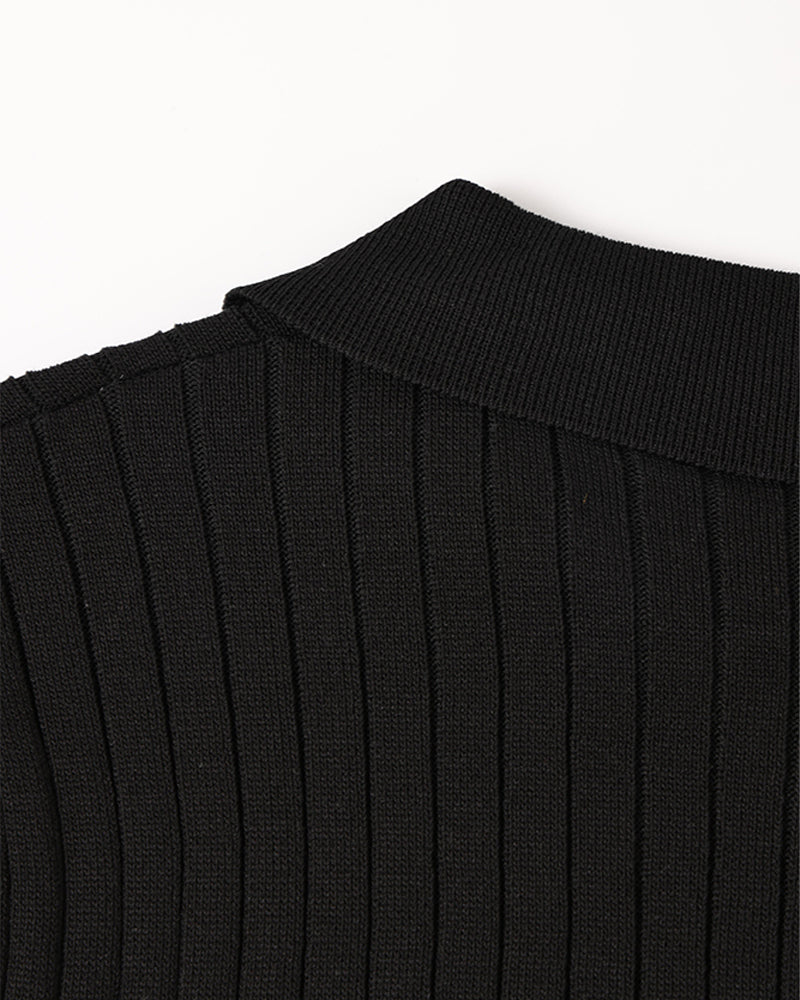 LANGFORD Knitted Polo Shirt
