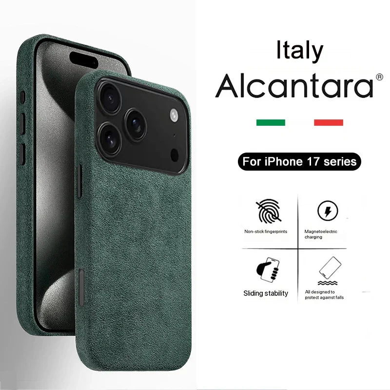 Milano Alcantara Case – iPhone 17 Series