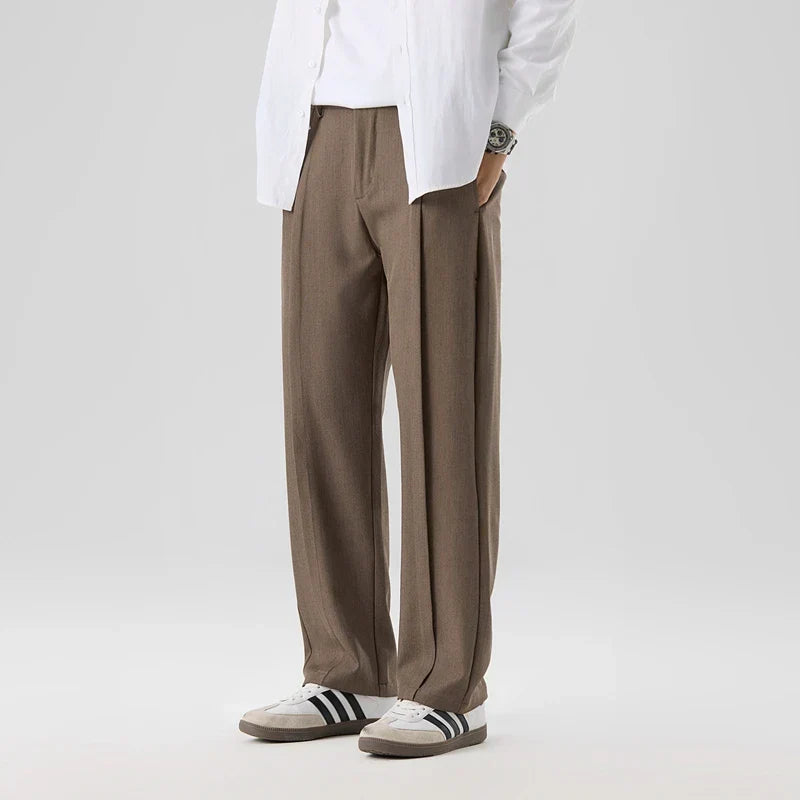Sebastian Clarke Twill Draped Trousers