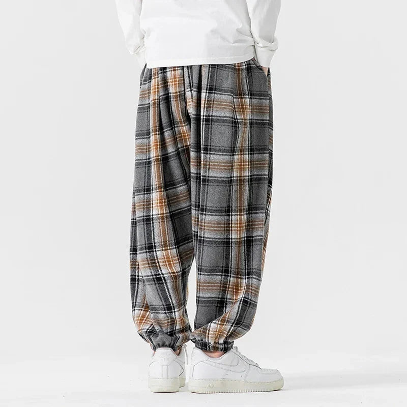 Jack Anthony Plaid Trousers