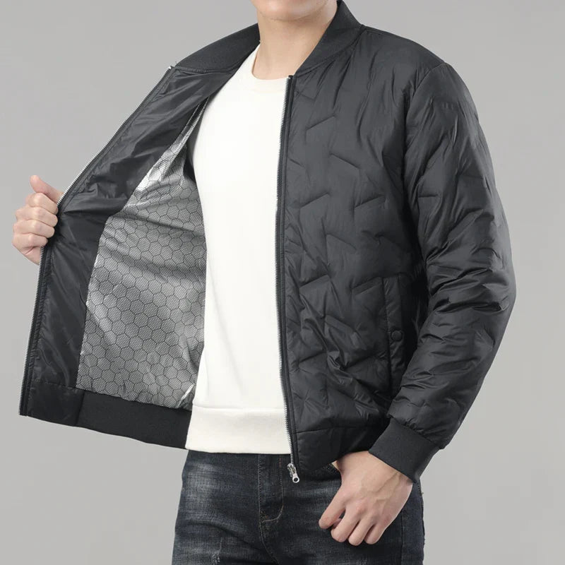 Massimo Quilted Bomber Jacket