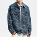 Jackford Distressed Denim Jacket