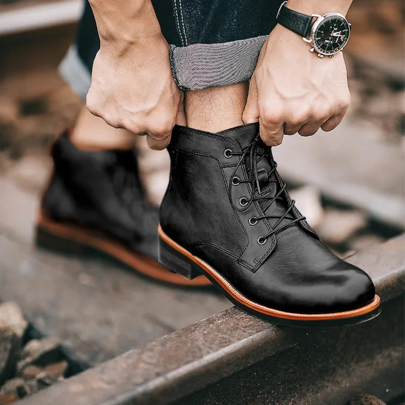 Lorenzo Don Leather Boots