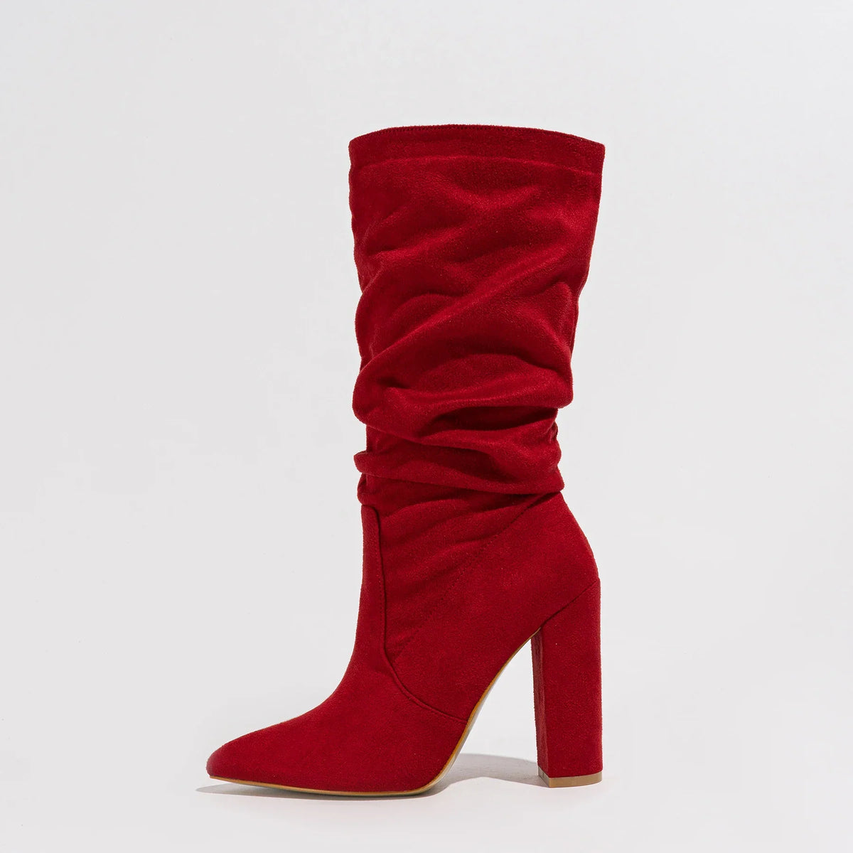 Camille High-Heel Suede Boots
