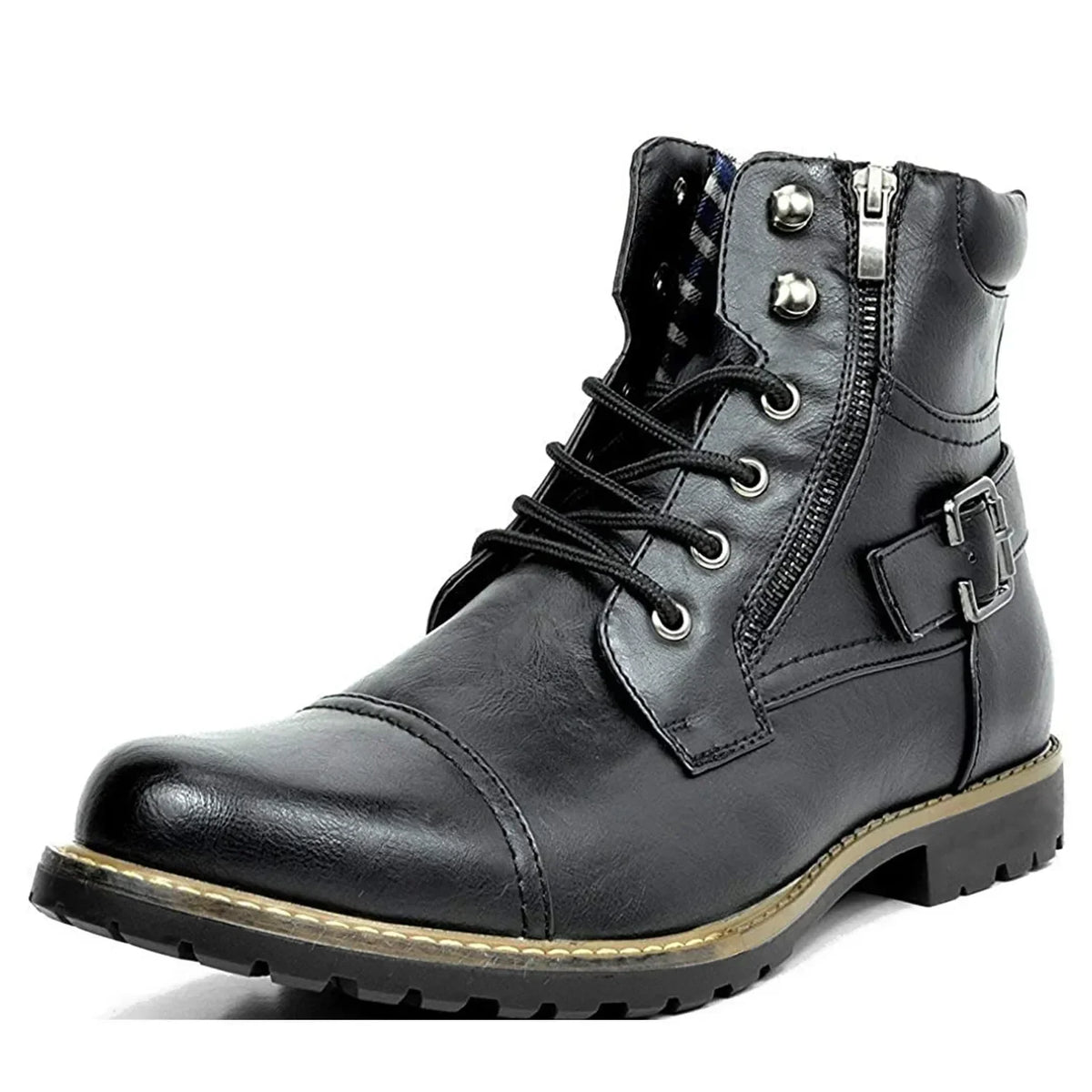Dan Wellington Lace-up Leather Boots