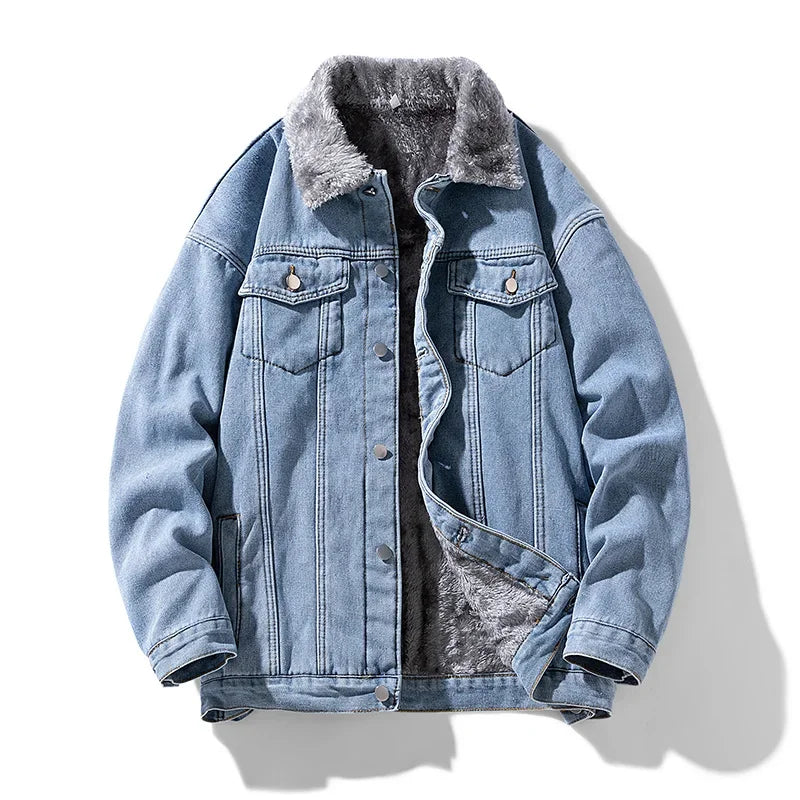 Tom Pierson Denim Fleece Jacket
