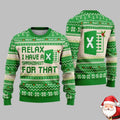 Funny Spreadsheet Sweater for Christmas