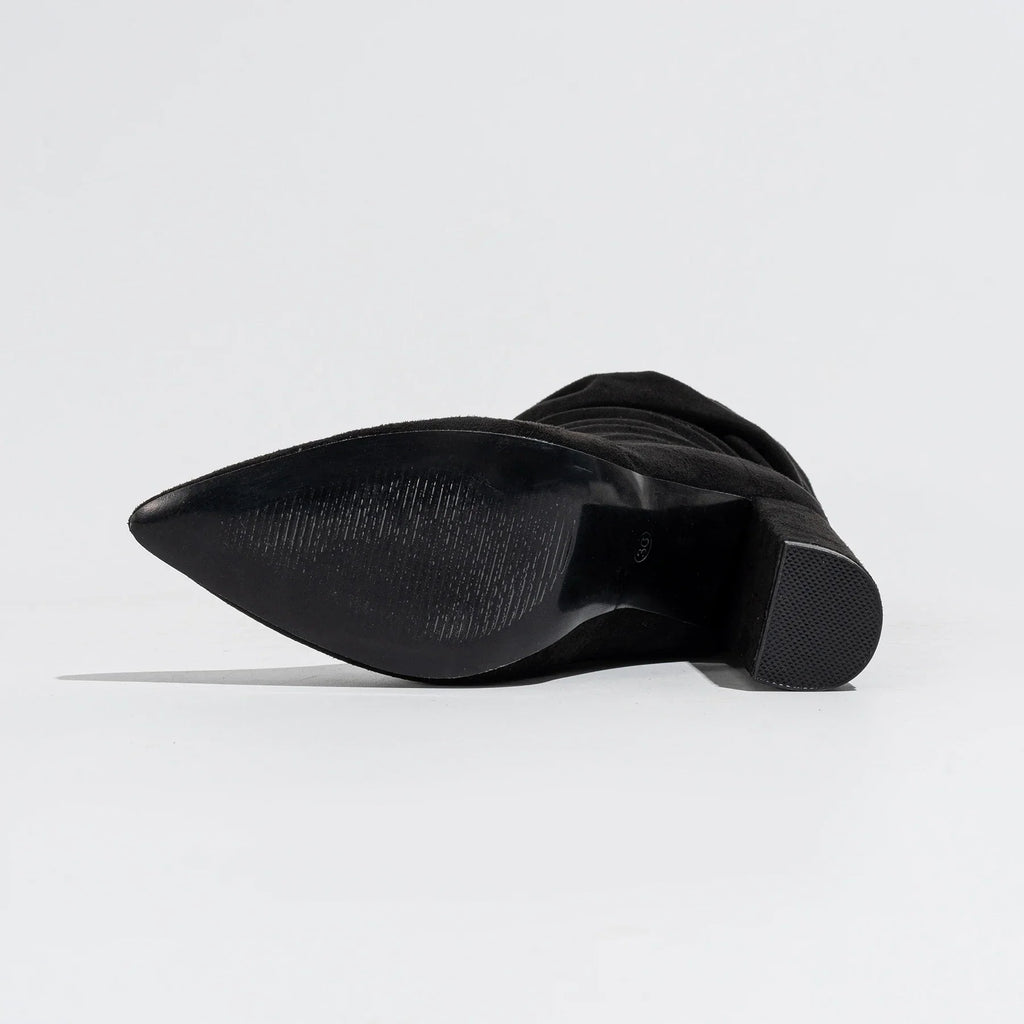 Camille High-Heel Suede Boots