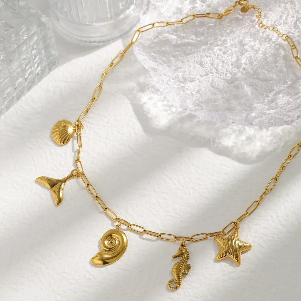 Luna Rose Charm Necklace