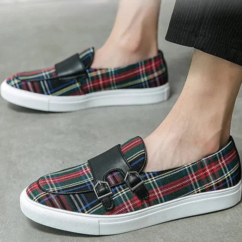 Owen Carter Plaid Moccasins