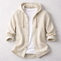 Logan Linen Hooded Shirt