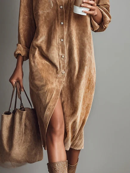 Olivia Langford Corduroy Dress