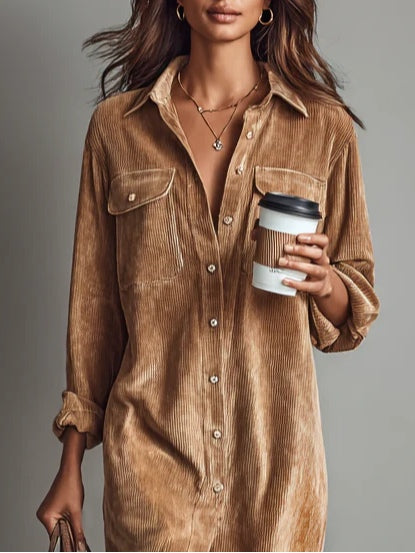 Olivia Langford Corduroy Dress