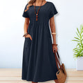 Charlotte Langford Pleated Dress