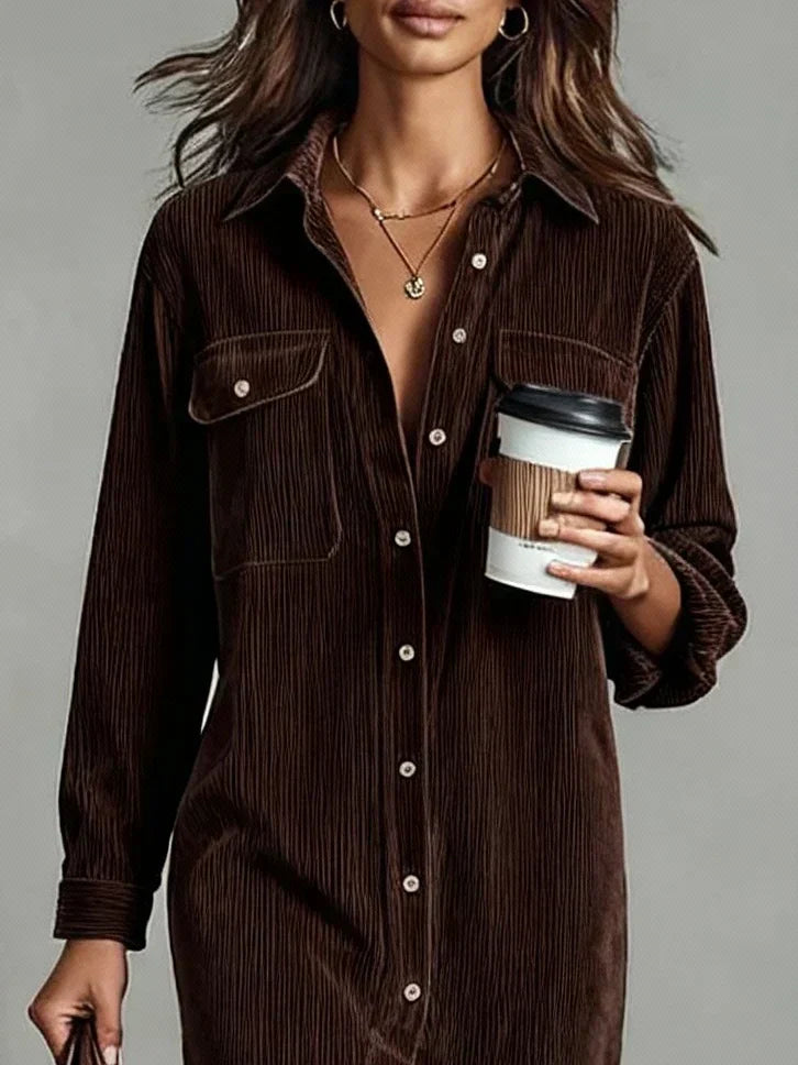 Olivia Langford Corduroy Dress