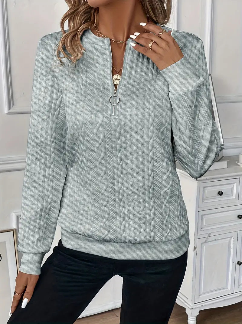Nora Sweater with Zipper