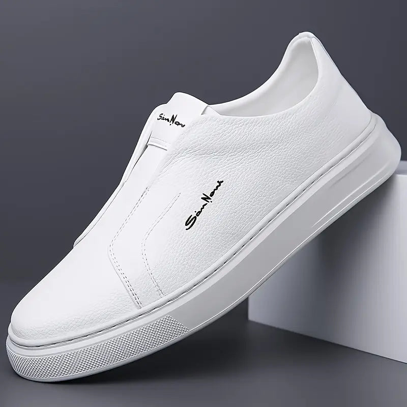 Logan Pierce Leather Sneakers