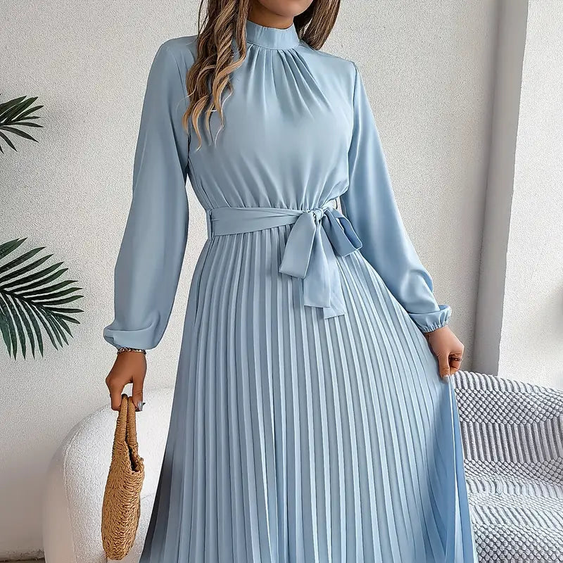 Celeste Pleated Midi Dress