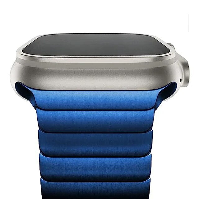 Renzo Stainless Steel Link Apple Watch Band