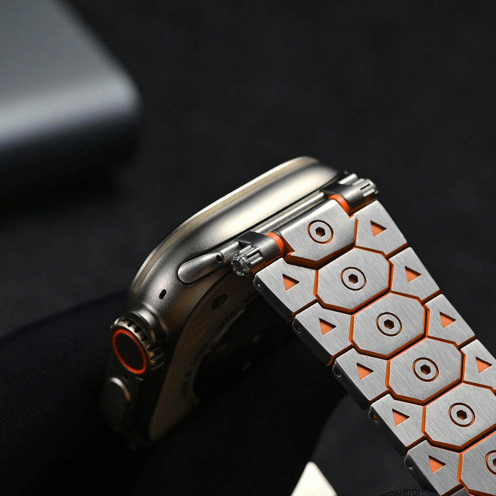 CLAIRS TITANIUM APPLE WATCH BAND