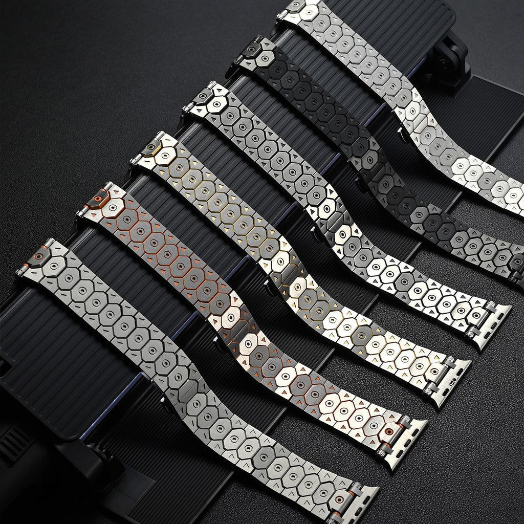 CLAIRS TITANIUM APPLE WATCH BAND