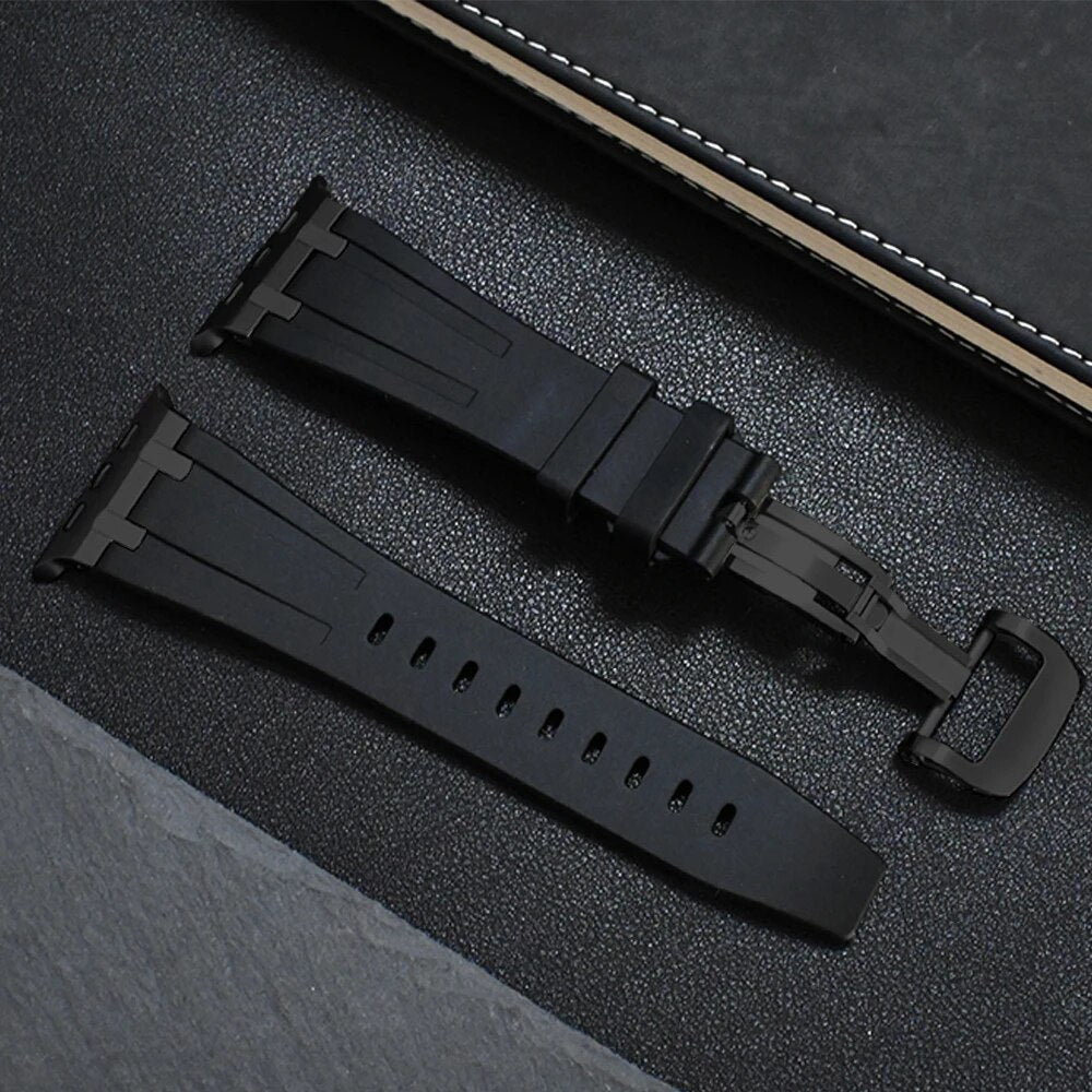 TitaniumGrip Silicone Apple Watch Band