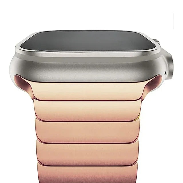 Renzo Stainless Steel Link Apple Watch Band