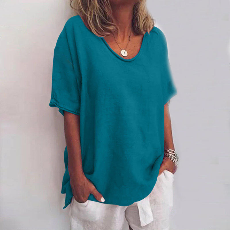 Emma Rose Relaxed Linen Shirt