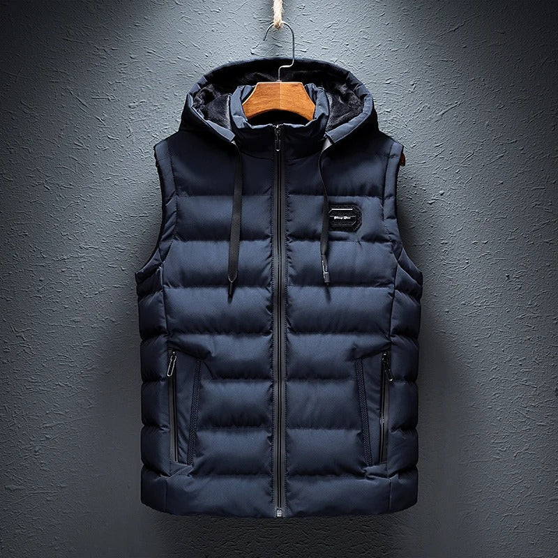 Santino Vest with Hood